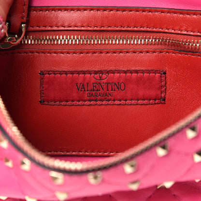 Valentino Garavani Nappa Rockstud Spike Belt Bag 85 Pink Orchid 6 of 9