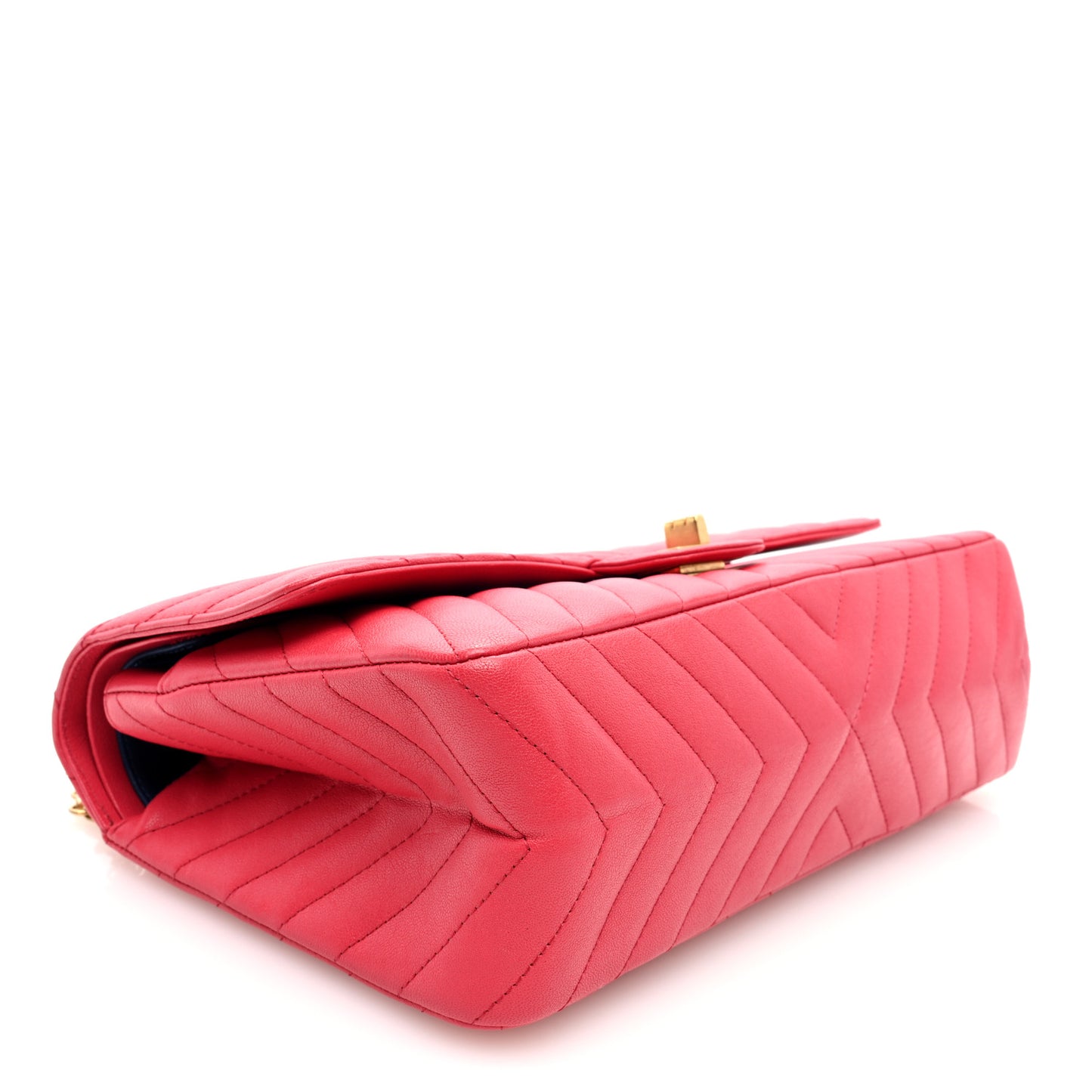Sheepskin Chevron Quilted 2.55 Reissue 225 Flap Dark Pink
