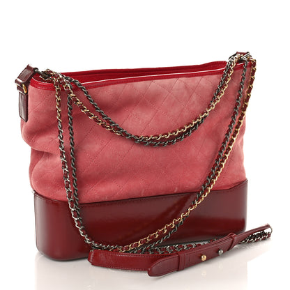 Chanel Suede Calfskin Quilted Medium Gabrielle Hobo Multicolor 3 of 10