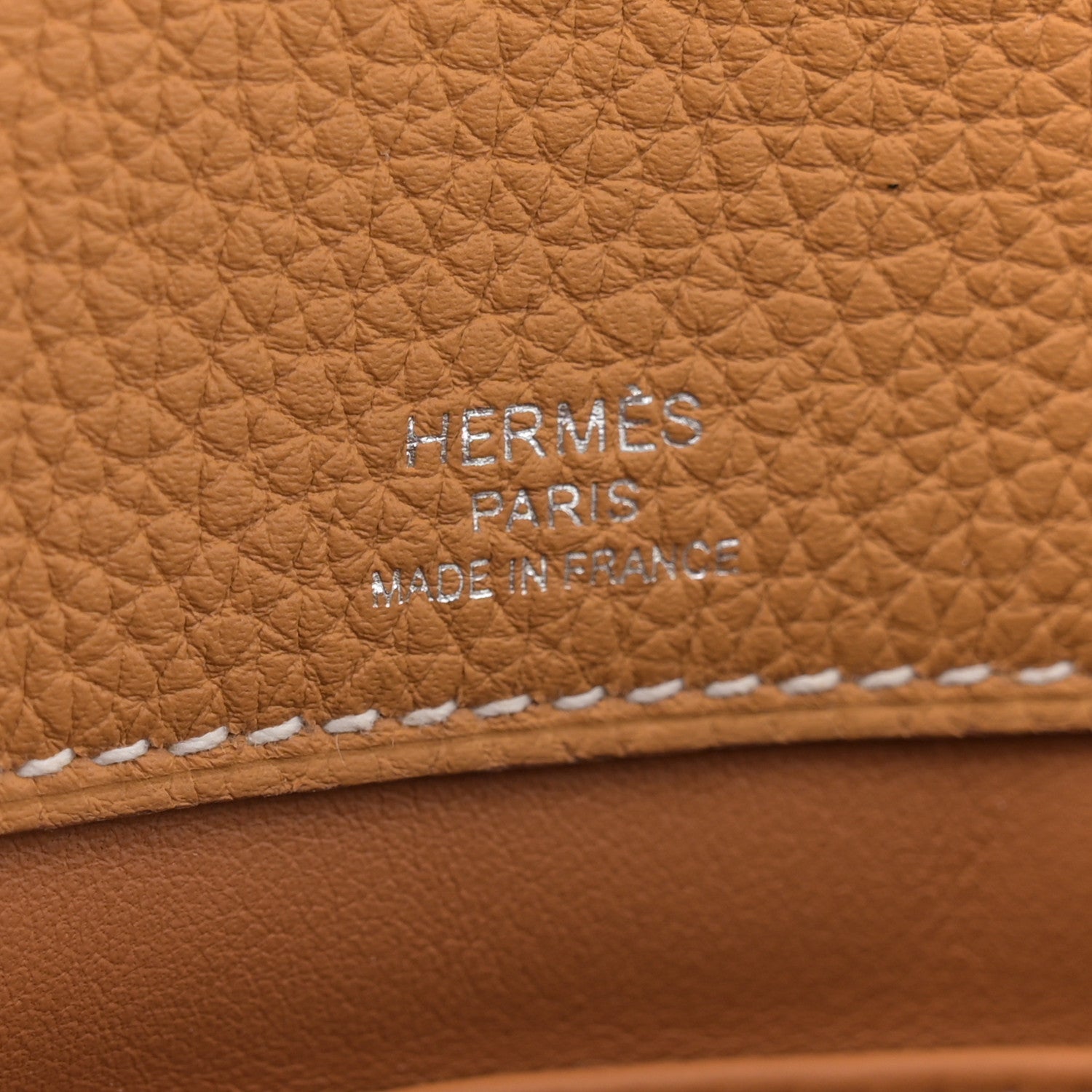 Hermes Togo Sac A Depeches 21 Messenger Bag Naturel Sable 6 of 11