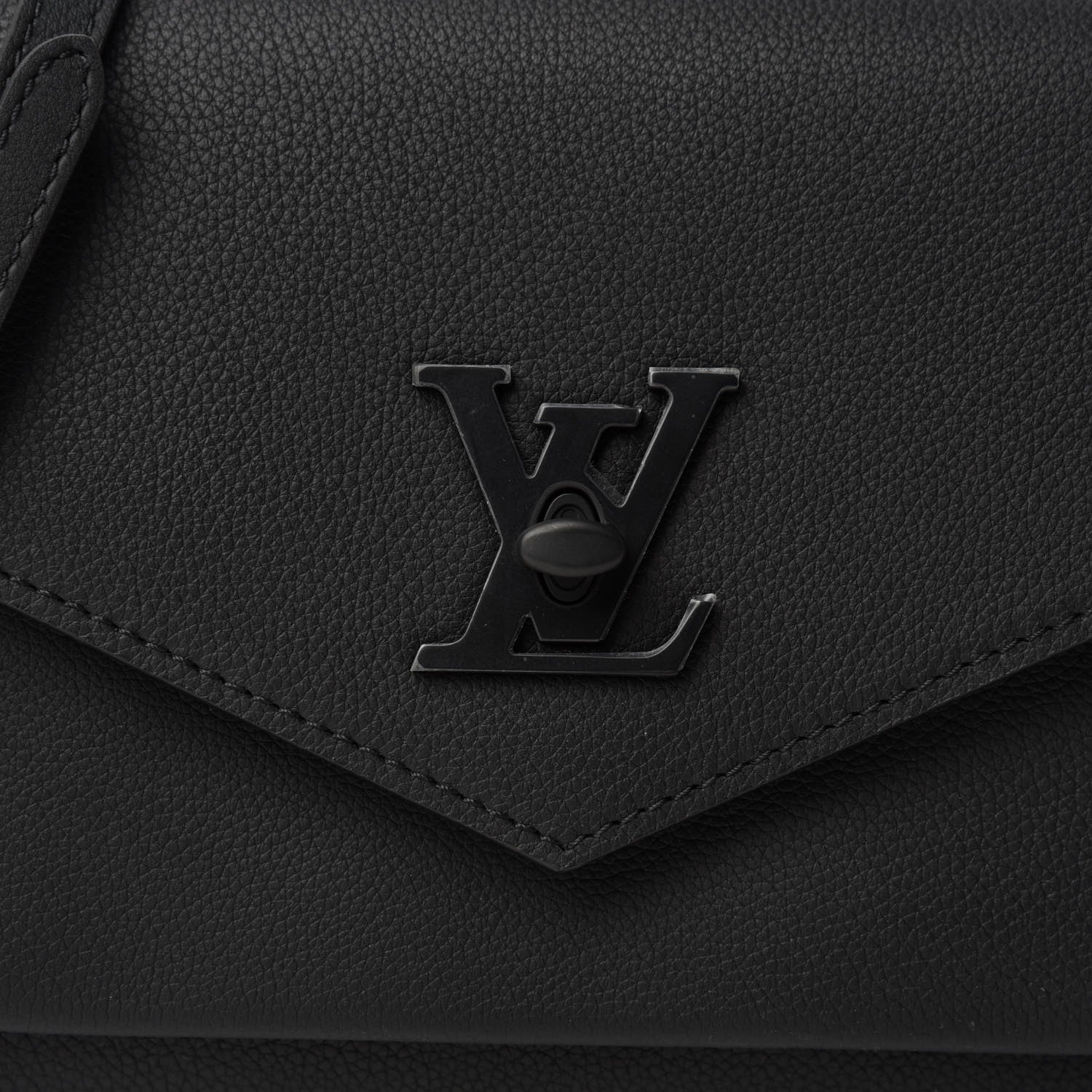 Louis Vuitton Soft Calfskin My Lockme Chain Bag BB Black 10 of 11