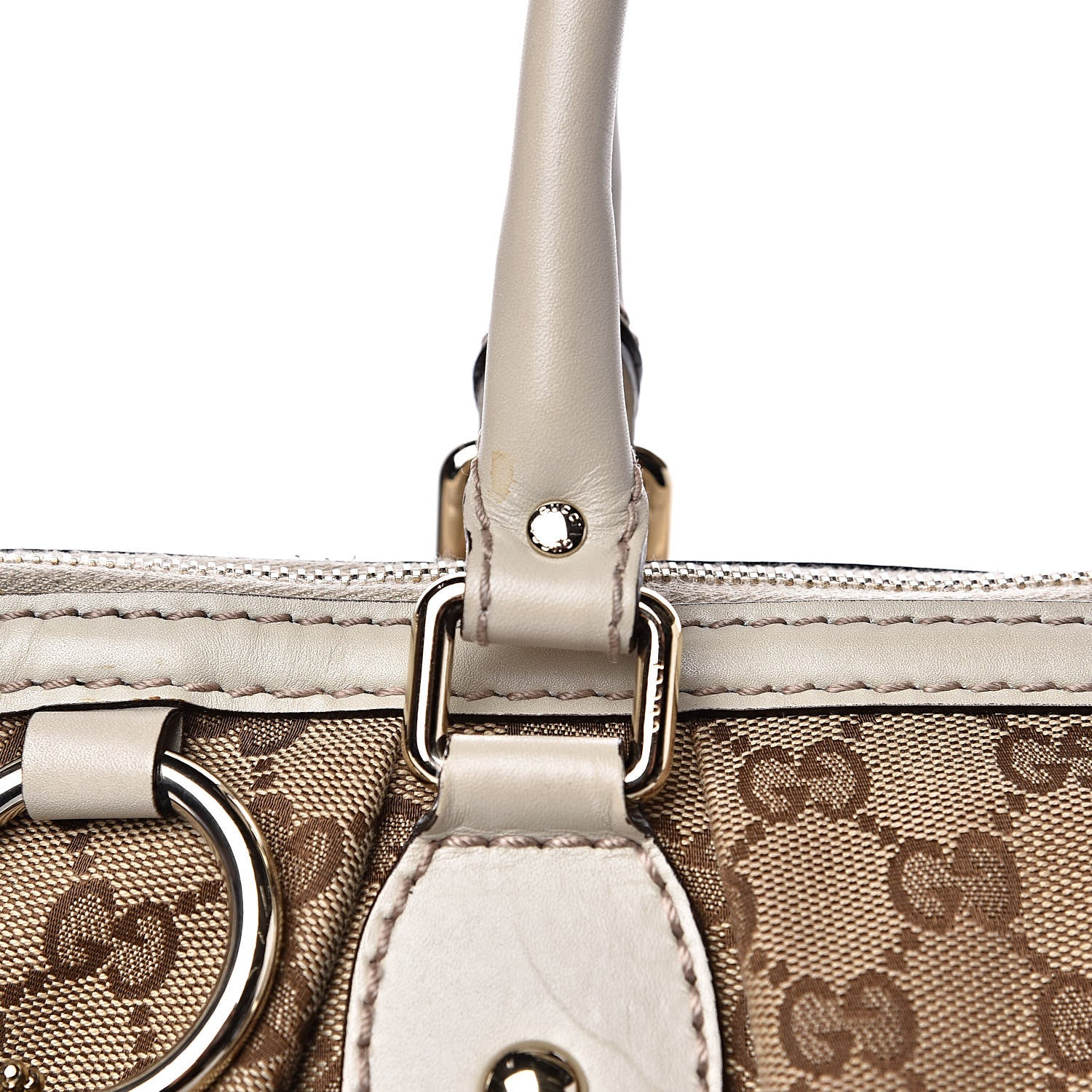 Gucci Monogram Large Sukey Top Handle Tote Off White 13 of 16