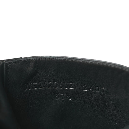 Hermes Calfskin Jaime Boots 37.5 Black 7 of 7