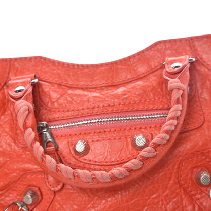 Balenciaga Agneau Giant 12 Silver Hardware Mini City Rose Corail 9 of 17
