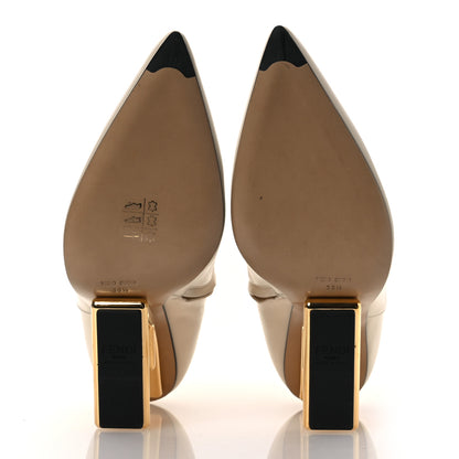 Fendi Nappa Fendi First 95mm Pointed Booties 39.5 White 7 of 11