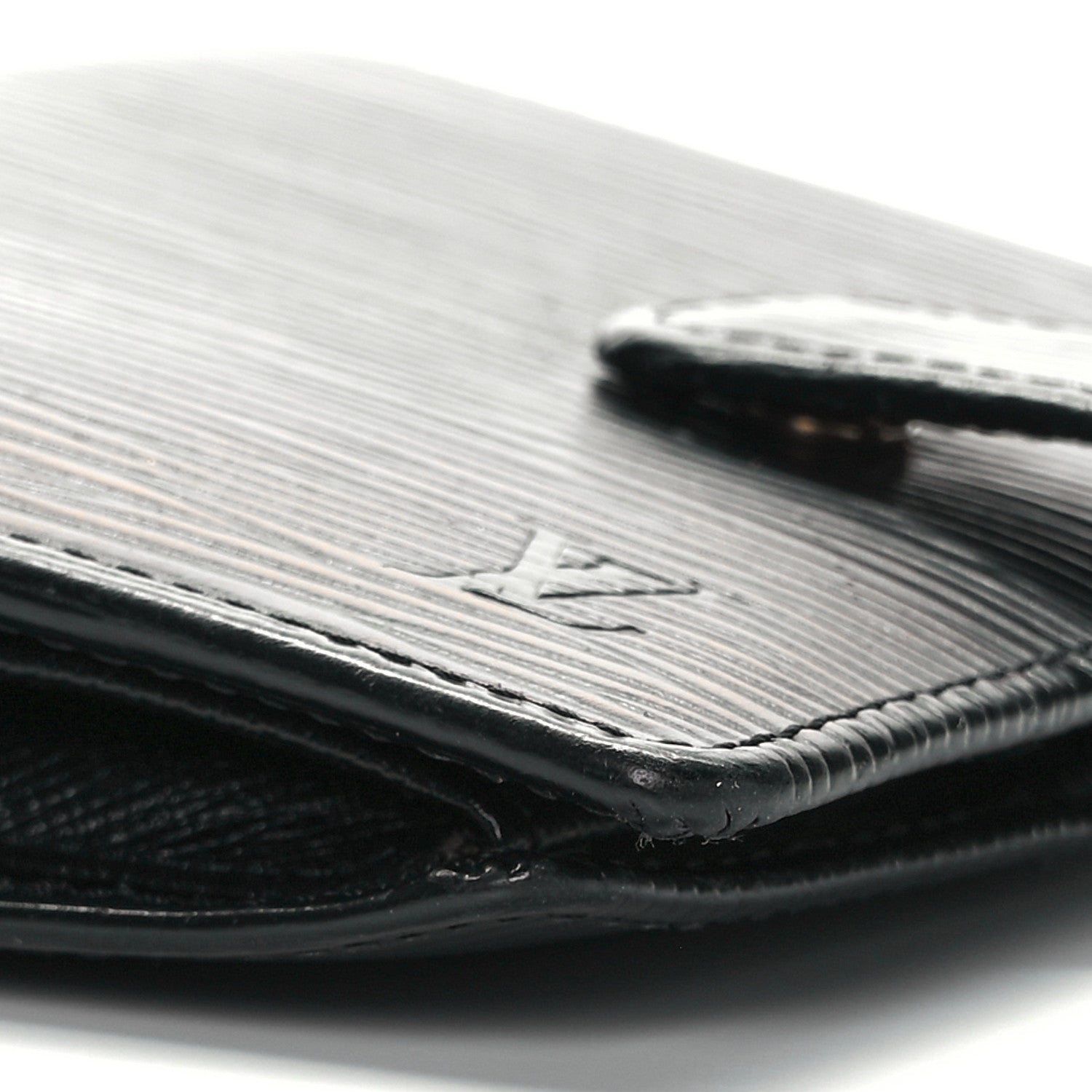 Louis Vuitton Epi Porte-Billets Compact Wallet Black 8 of 9