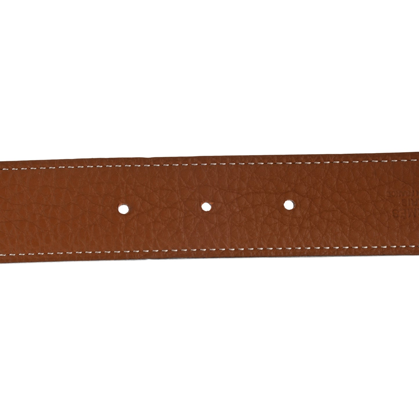 Togo Box 32mm Strie H Belt 95 Gold Black