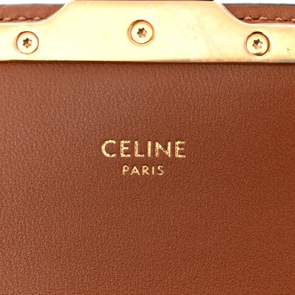 Celine Triomphe Canvas Chain Shoulder Bag Tan 6 of 12