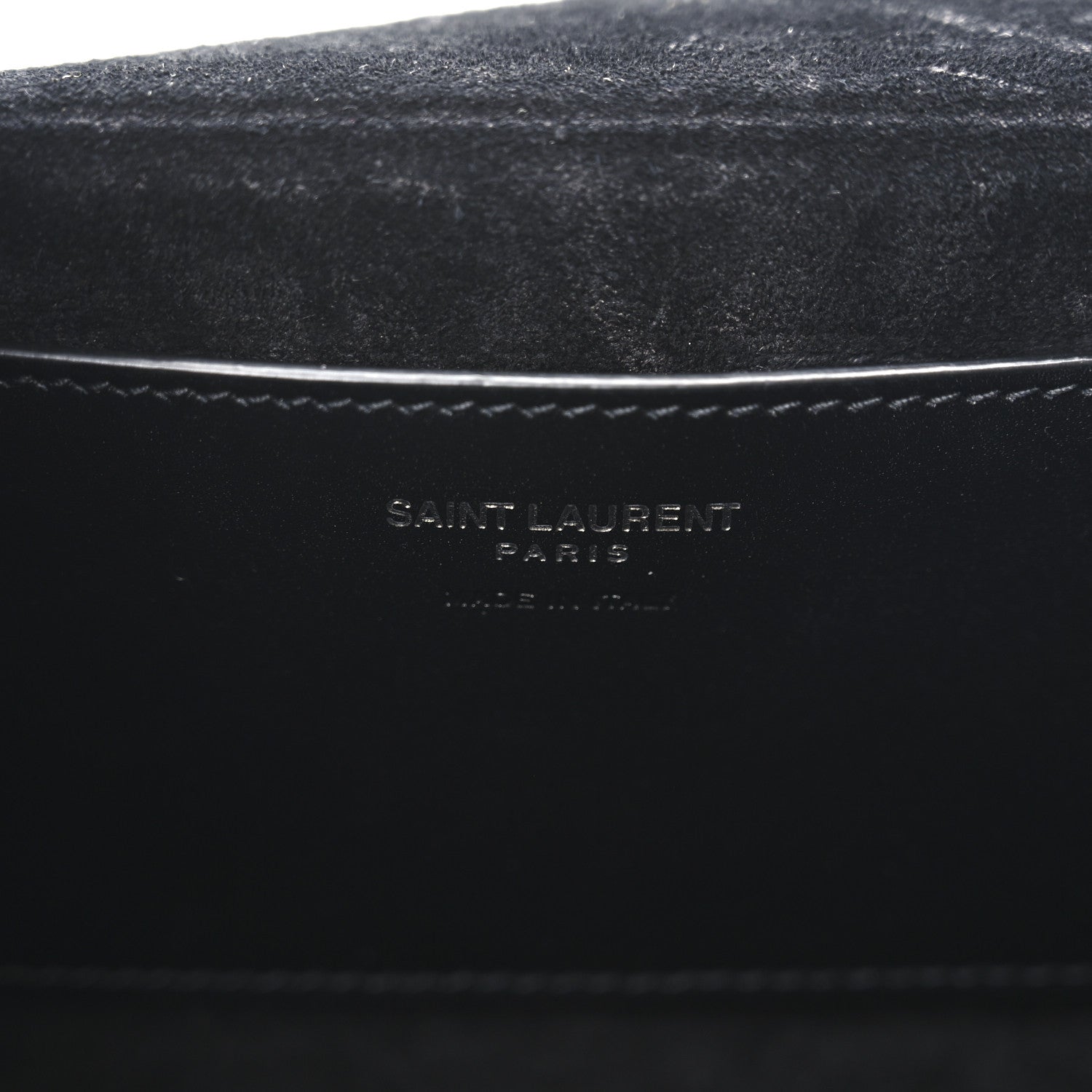 Saint Laurent Calfskin Monogram Take Away Box Black 6 of 9