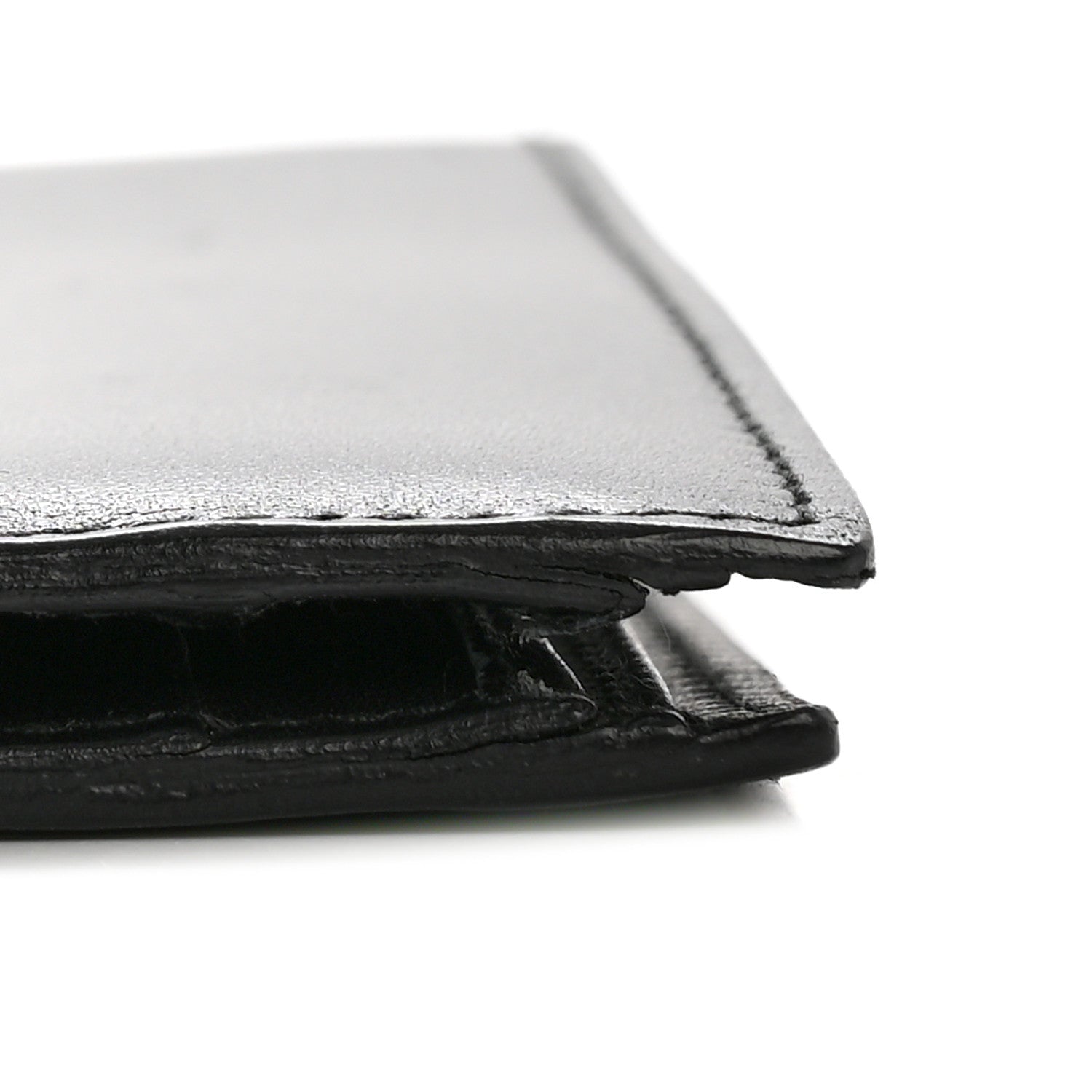 Prada Soft Calf Bi-Fold Wallet Black 10 of 10
