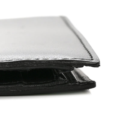 Prada Soft Calf Bi-Fold Wallet Black 10 of 10
