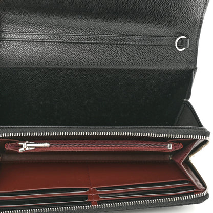 Chanel Caviar Quilted Phone Holder Wallet on Removable Chain Black 5 of 12