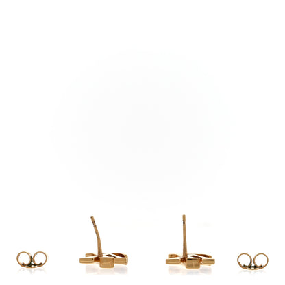Louis Vuitton Metal LV Iconic Earrings Gold 3 of 6