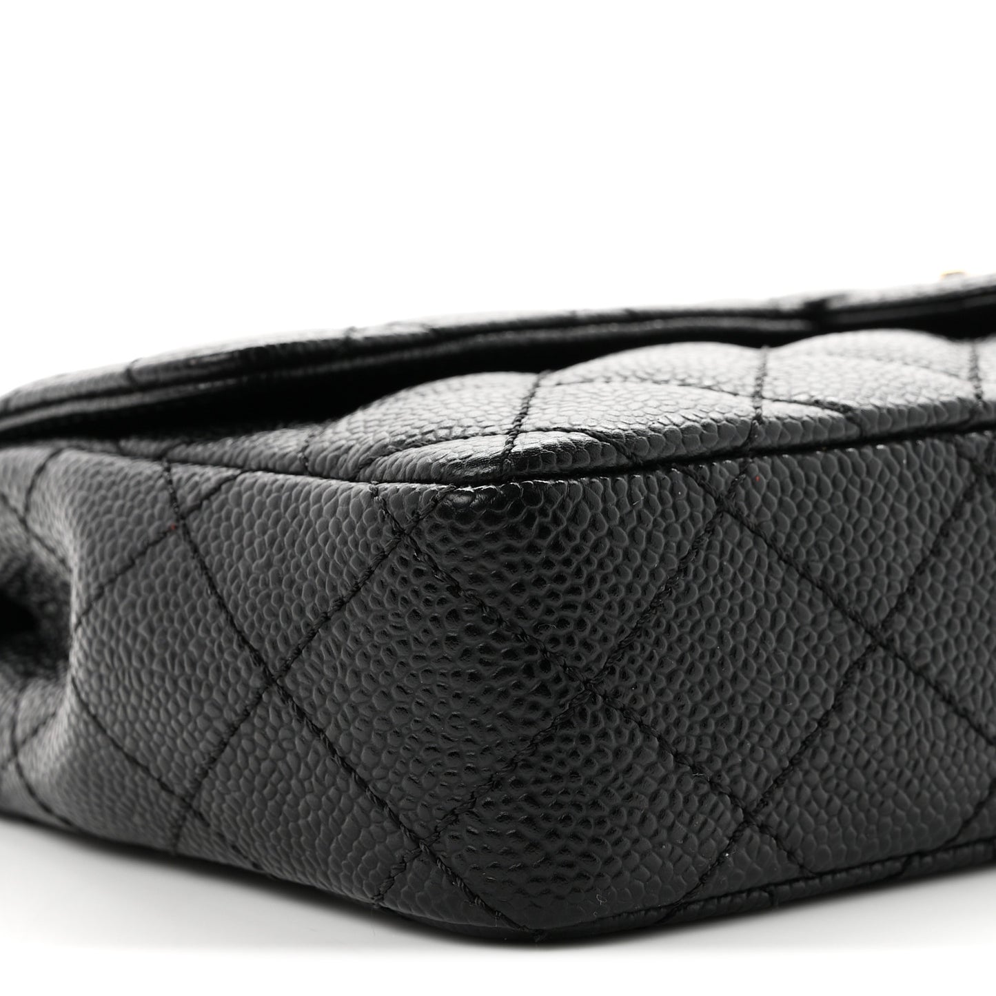 Caviar Quilted East West Flap Black Black