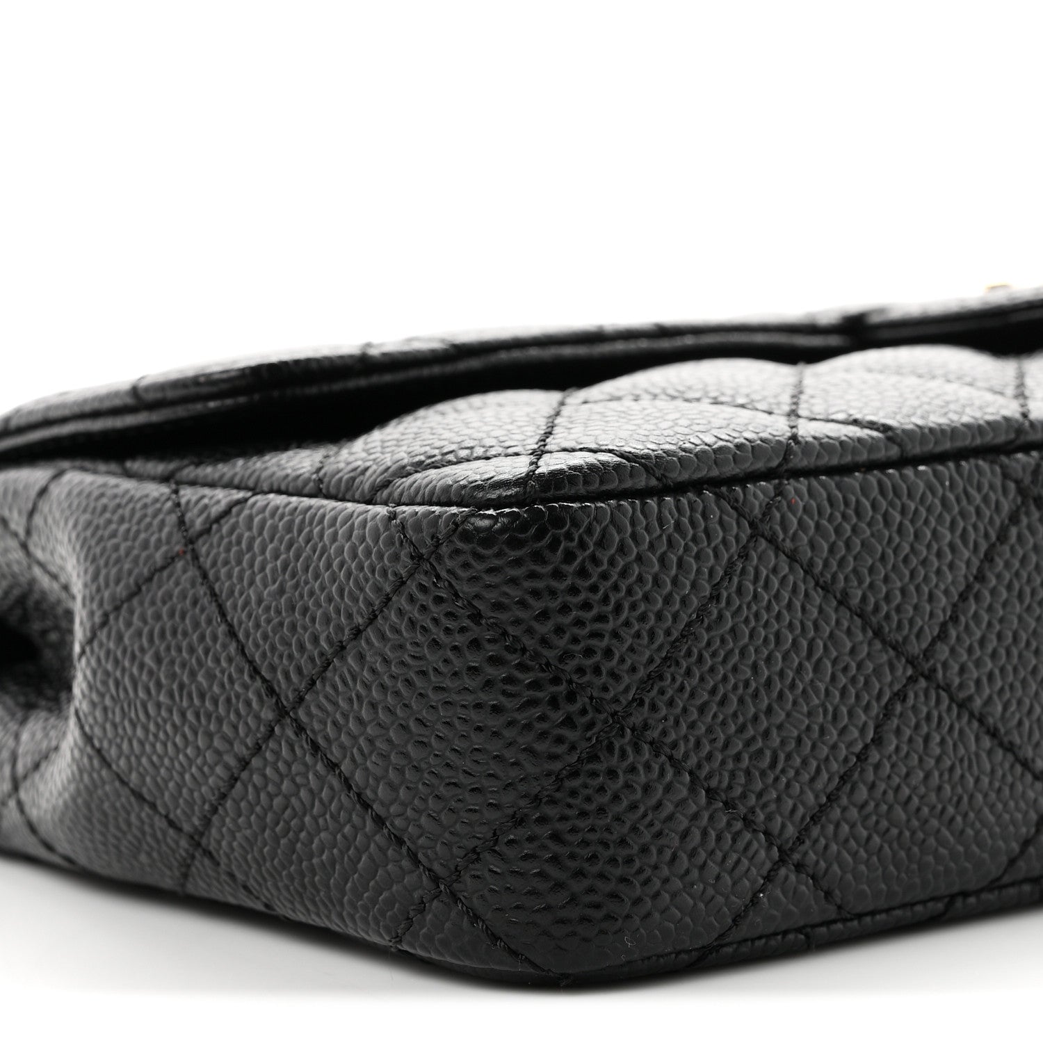Chanel Caviar Quilted East West Flap Black Black 8 of 9