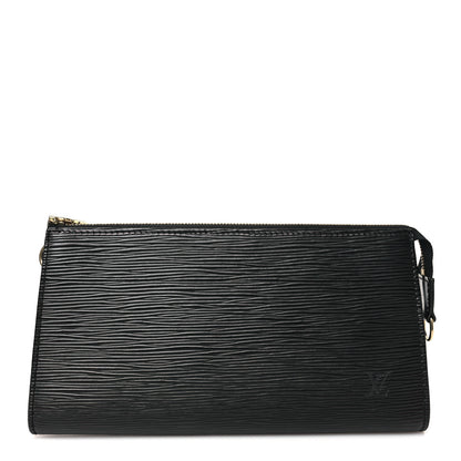 Louis Vuitton Epi Pochette Accessories 24 Black 1 of 9