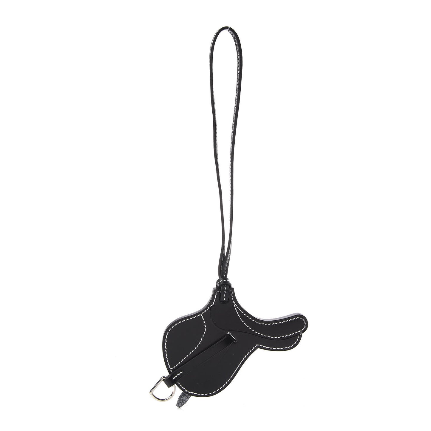 Box Paddock Selle Horse Saddle Bag Charm Black
