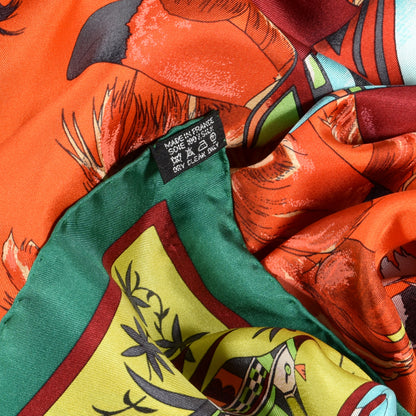 Hermes Cashmere Silk Kachinas Shawl 140 5 of 5