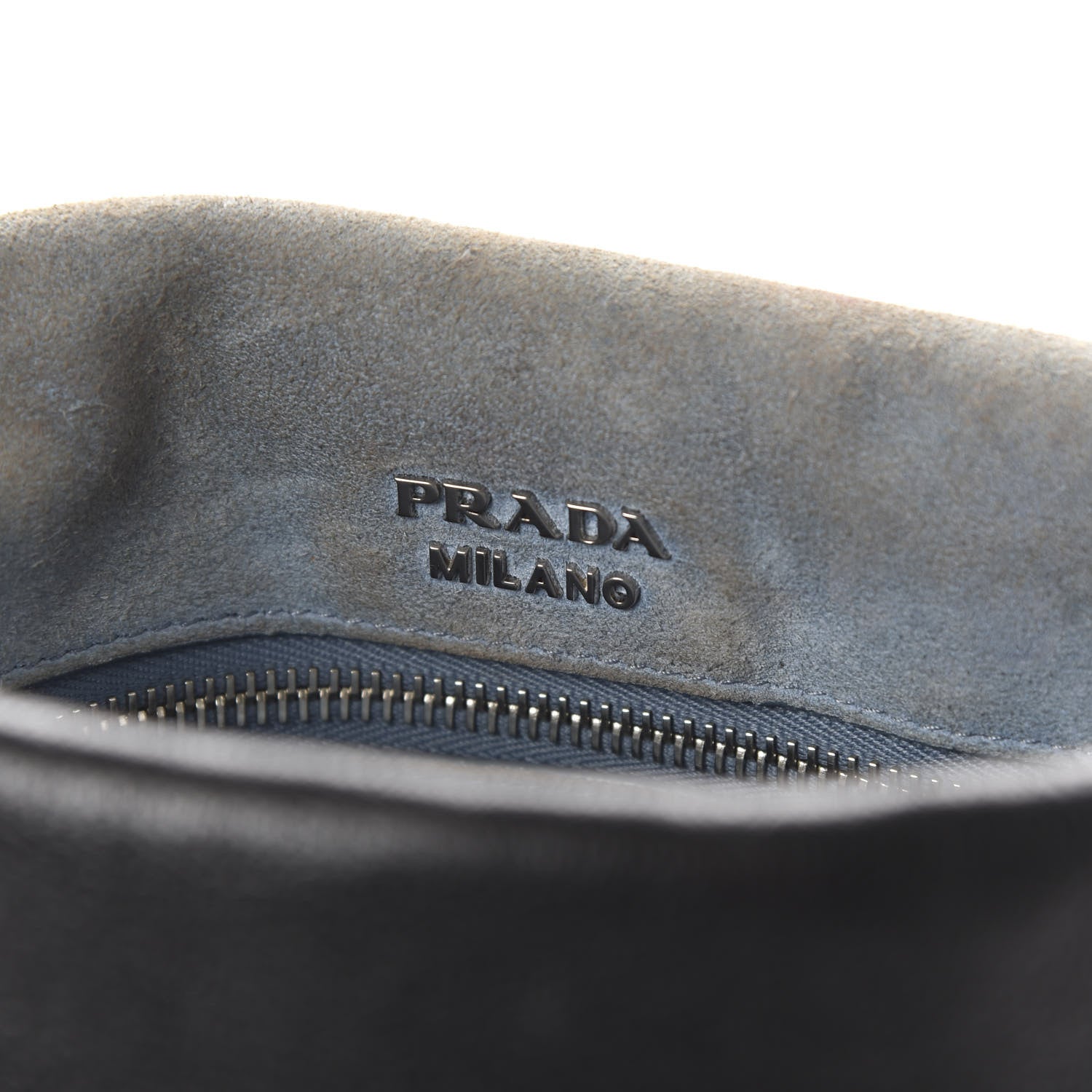 Prada Glace Calf Etiquette Flap Black Astrale 8 of 10