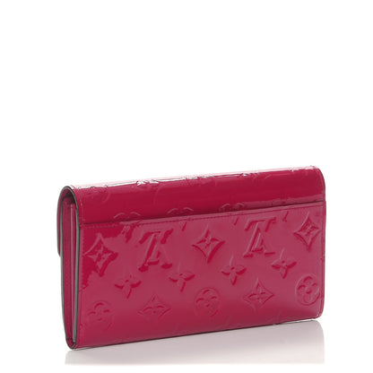 Louis Vuitton Vernis Sarah Wallet NM Rose Indien 3 of 7