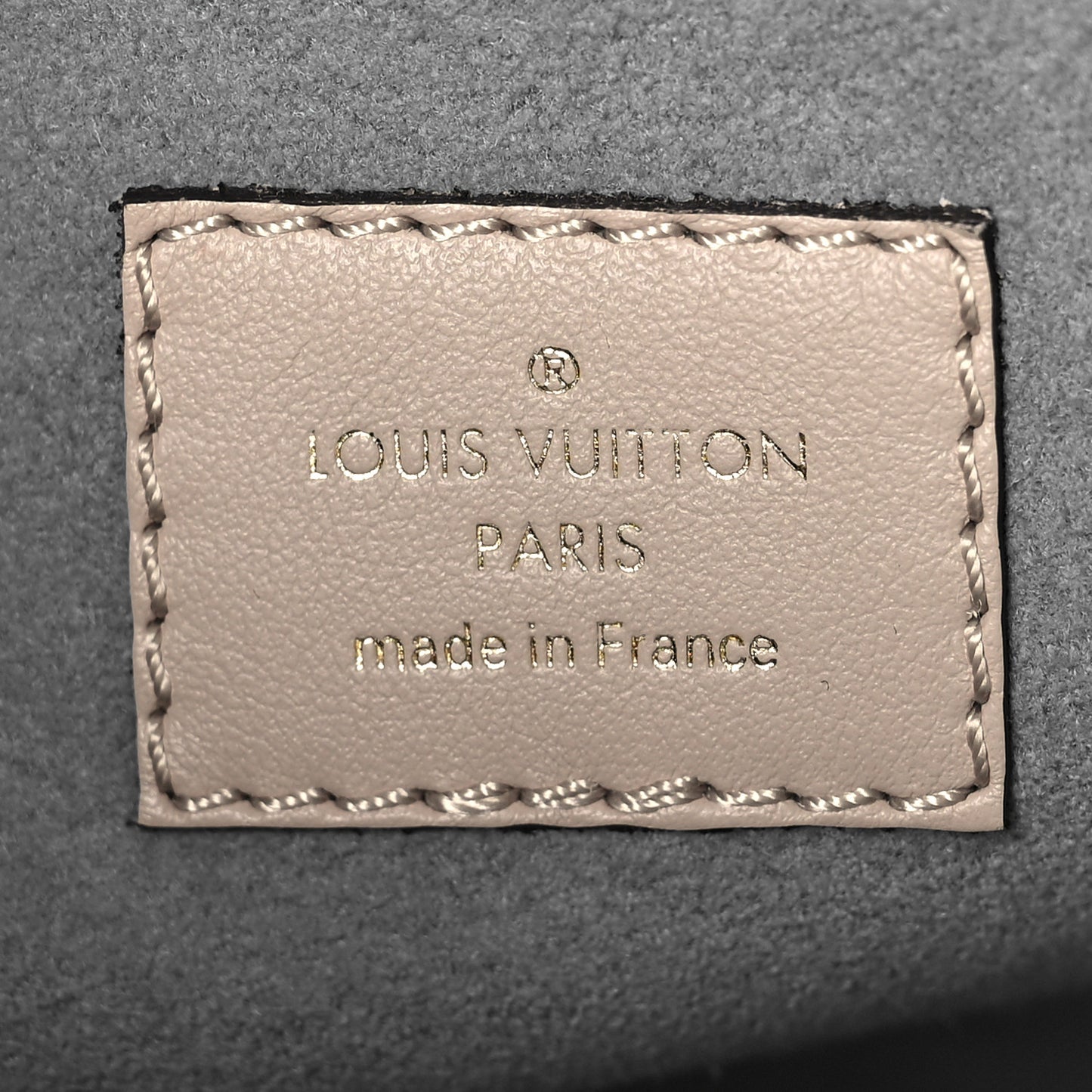 Calfskin Monogram On My Side PM Greige