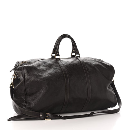 Gucci Guccissima Large Carry On Duffle Chocolate 2 of 15