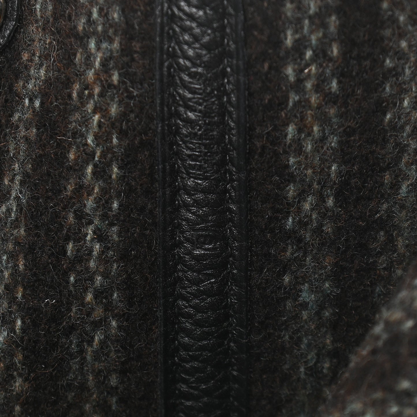 Ribbed Wool Negonda Garden Party 36 MM Black