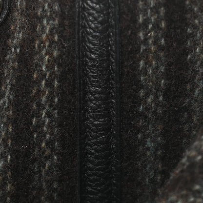 Hermes Ribbed Wool Negonda Garden Party 36 MM Black 5 of 8