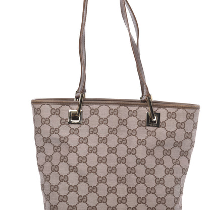 Gucci Monogram Small Bucket Tote Brown 9 of 13
