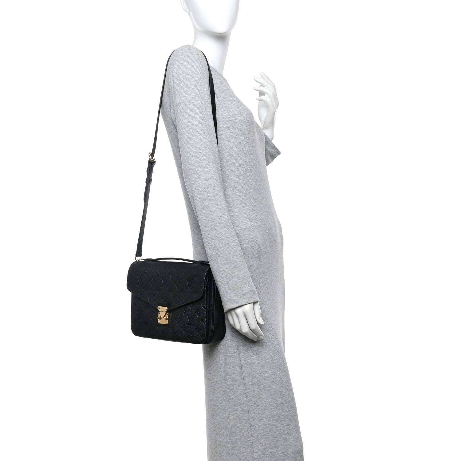Louis Vuitton Empreinte Pochette Metis Black 2 of 11