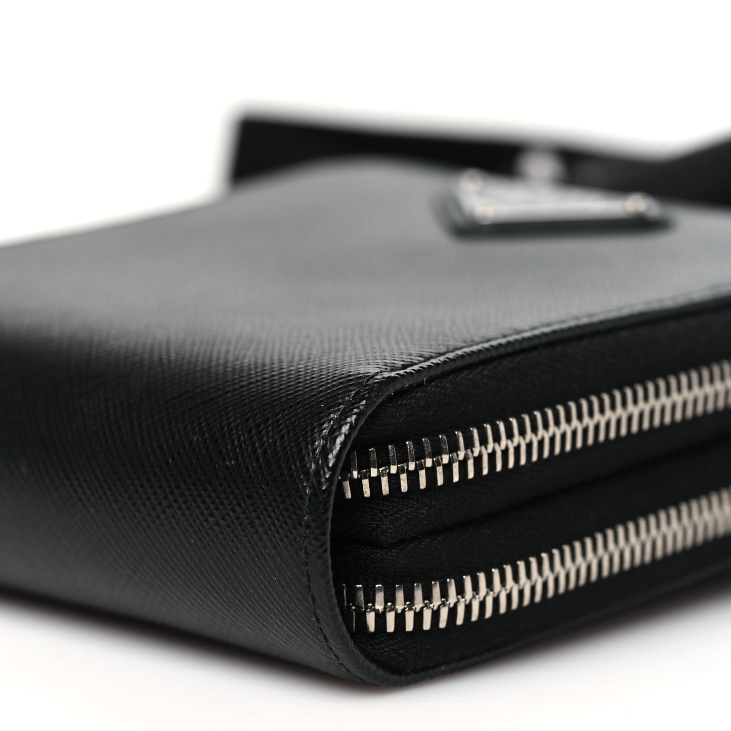 Saffiano Smartphone Case Crossbody Black