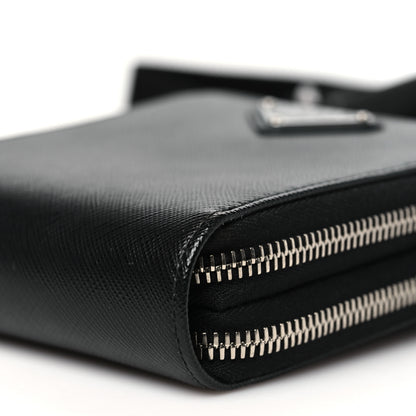 Prada Saffiano Smartphone Case Crossbody Black 10 of 10