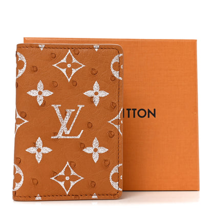 Louis Vuitton Ostrich Monogram Pocket Organizer NM Caramel 7 of 7