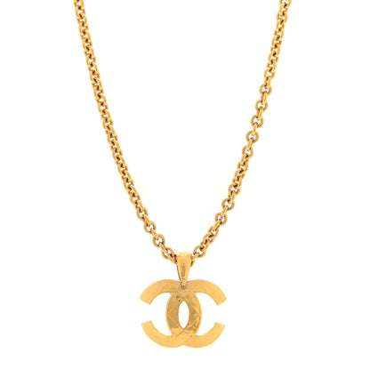 Chanel Quilted CC Long Chain Necklace Gold 1 of 5
