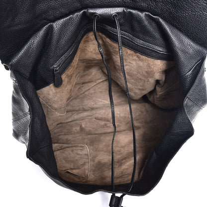Bottega Veneta Cervo Intrecciato Flap Hobo Nero Black 5 of 8