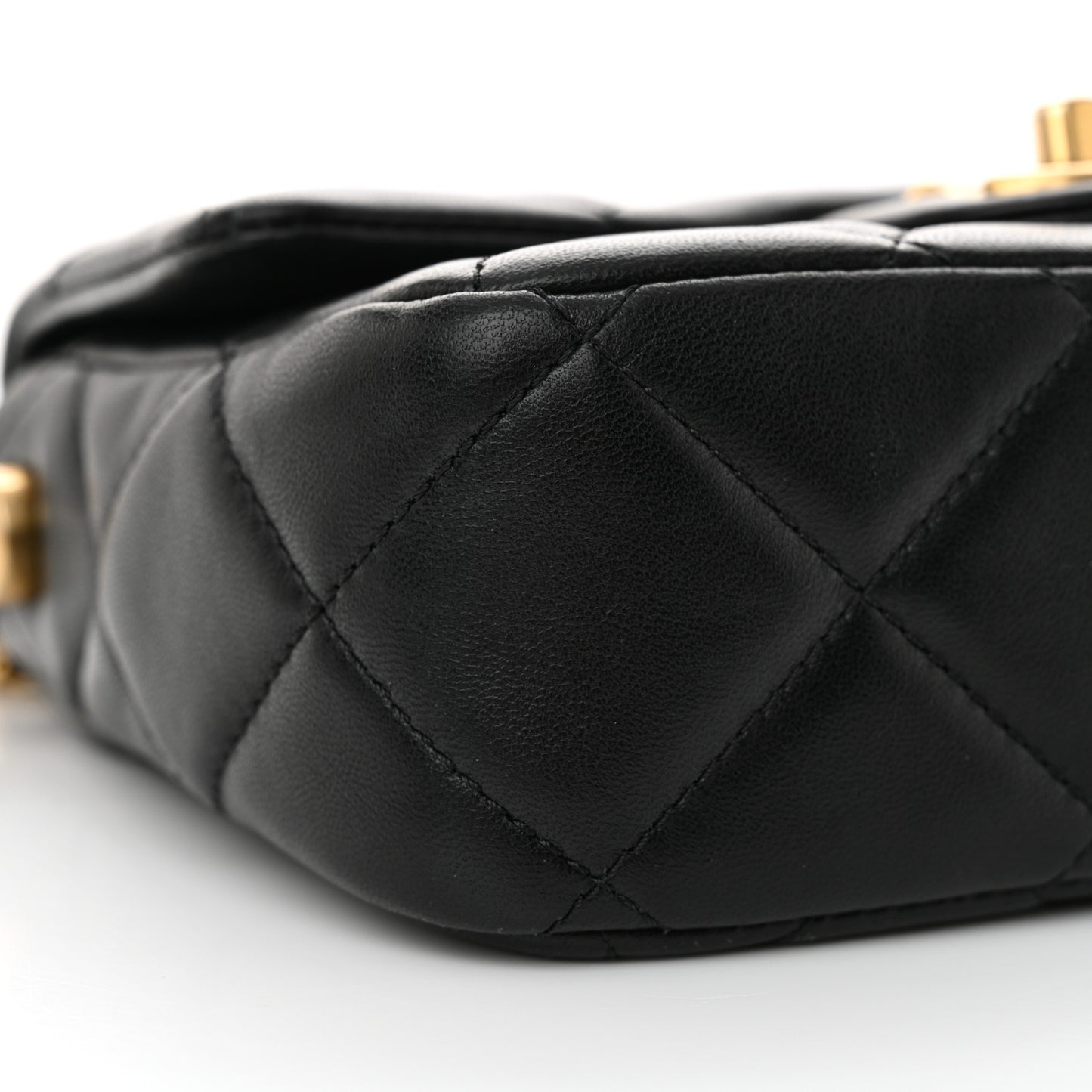 Lambskin Quilted Mini My Perfect Flap Black