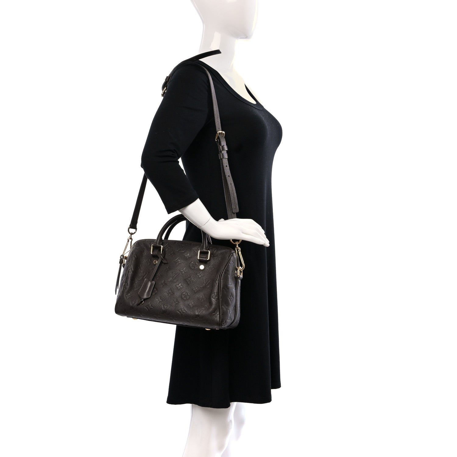 Louis Vuitton Empreinte Speedy Bandouliere 25 Terre 2 of 8