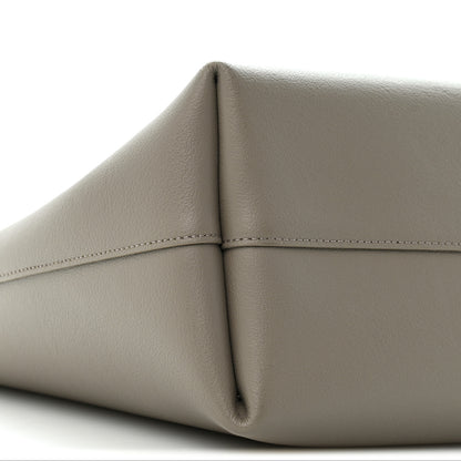 Saint Laurent Calfskin Large Shopping Tote Oyster Gray 10 of 12