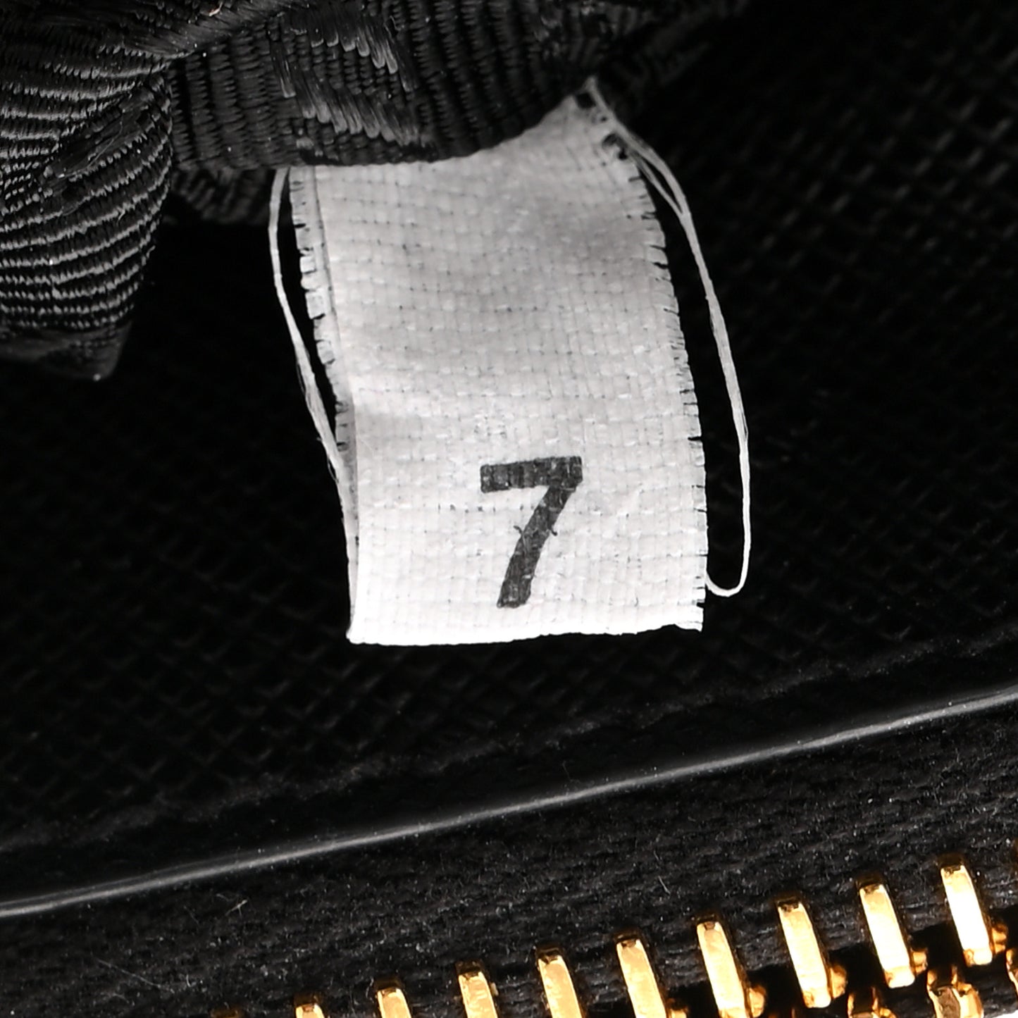 Saffiano Lux Mini Galleria Double Zip Tote Black
