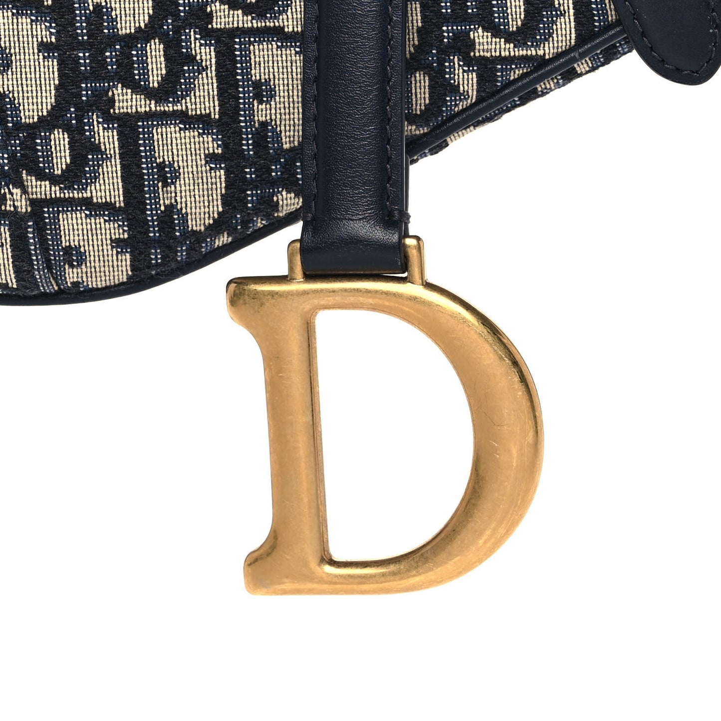 Oblique Saddle Bag Blue