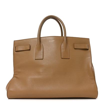 Saint Laurent Calfskin Large Sac de Jour Carryall Natural 1 of 10