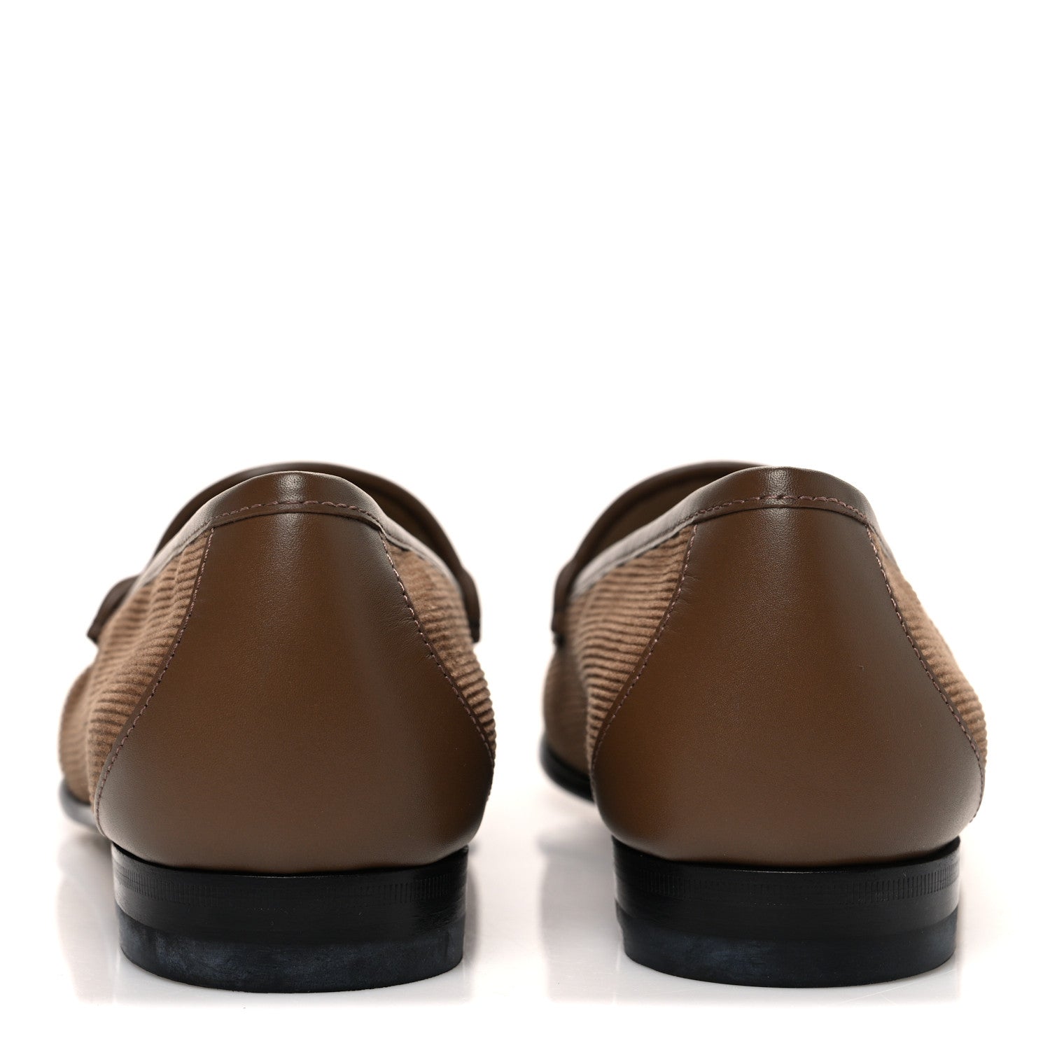Gucci Corduroy Womens 1953 Horsebit Loafers 40 Velvety Camel 6 of 10