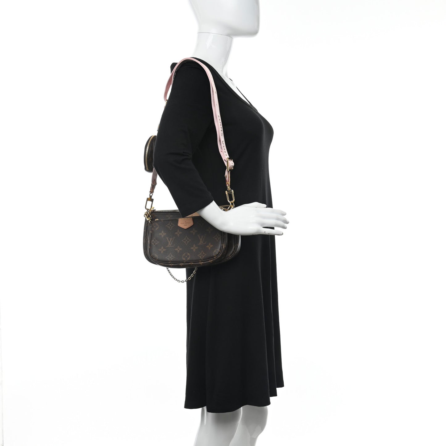 Monogram Multi Pochette Accessories Rose Clair