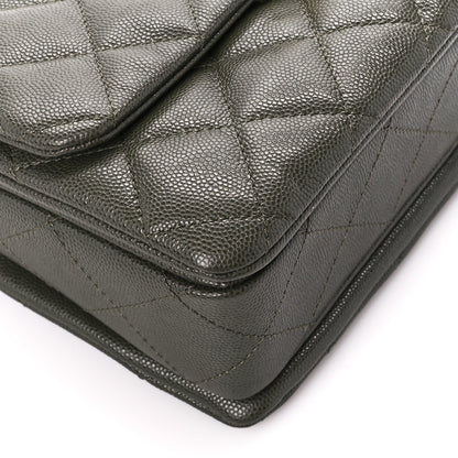 Chanel Caviar Quilted Mini Coco First Flap Khaki 9 of 10
