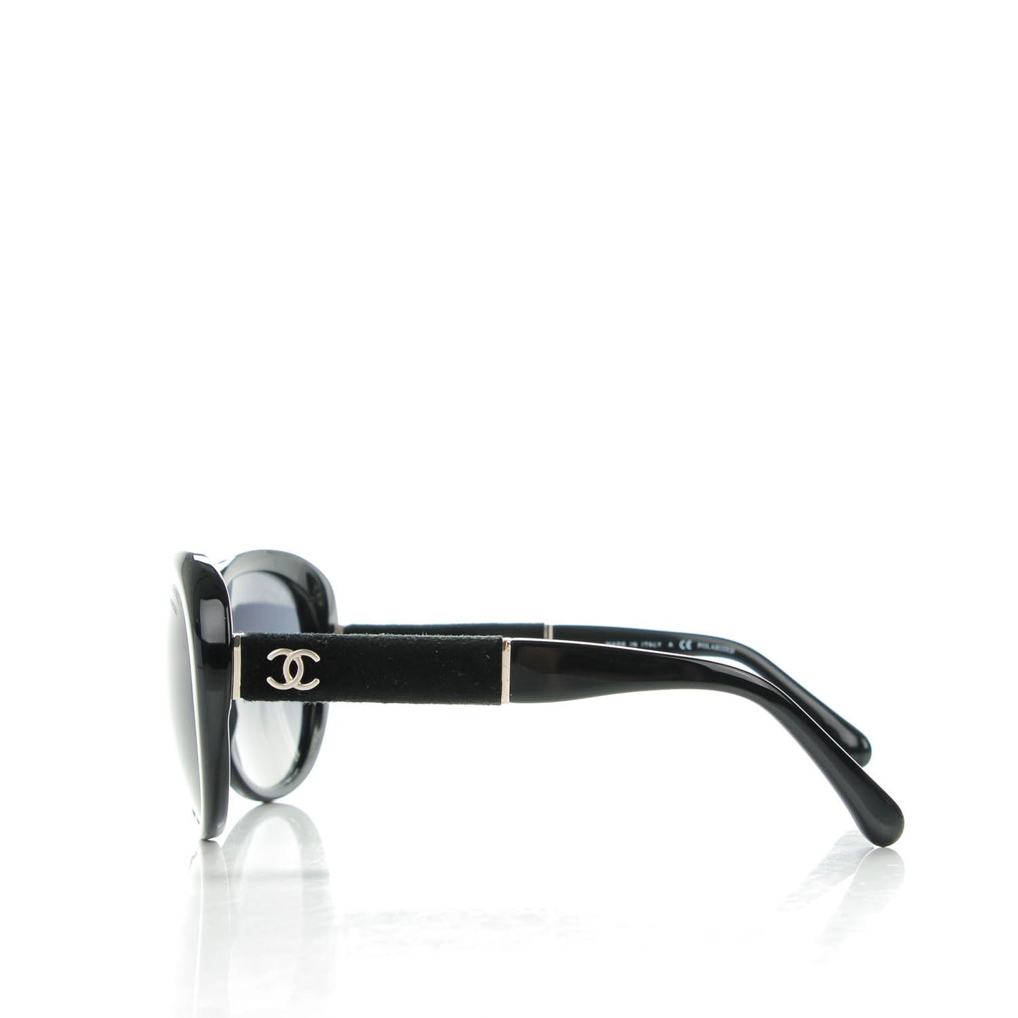 Acetate Velvet CC Polarized Sunglasses 5256 Black