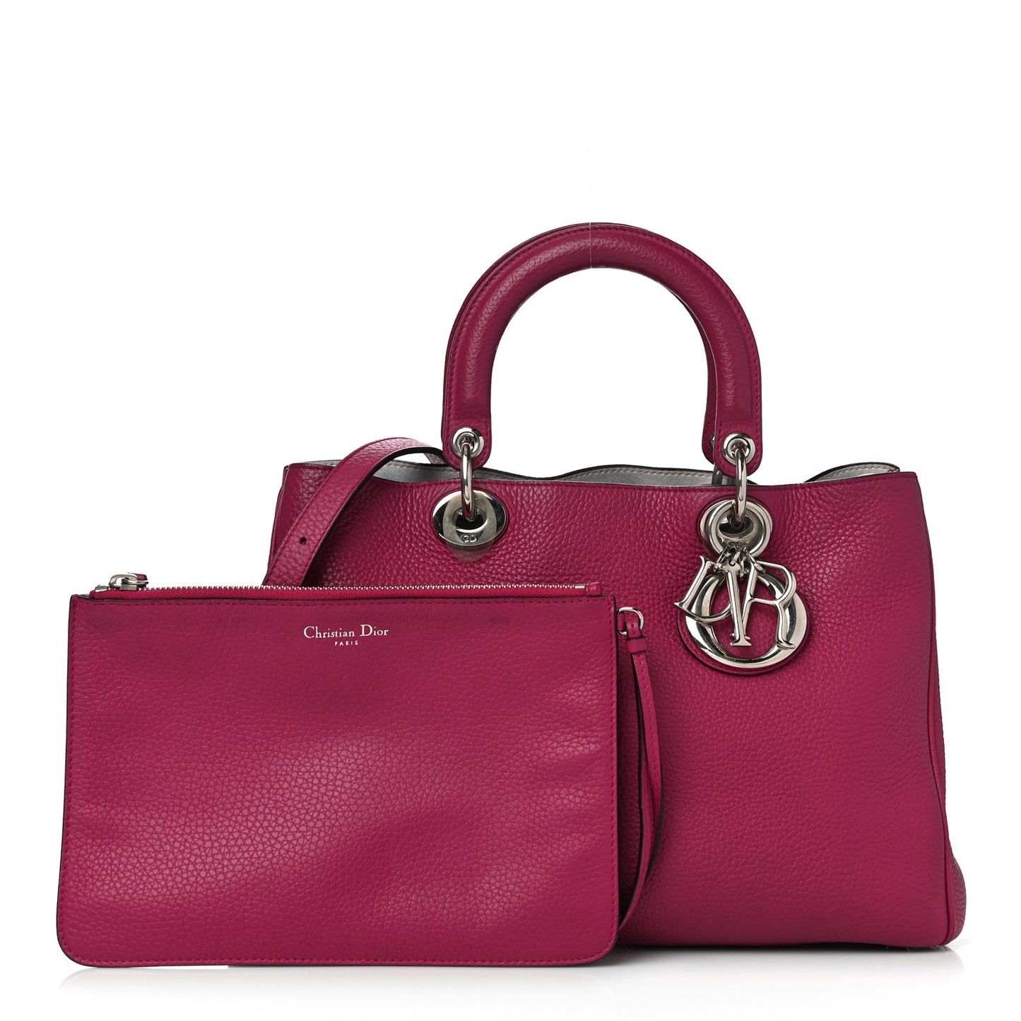 Bullcalf Medium Diorissimo Tote Toxic Purple