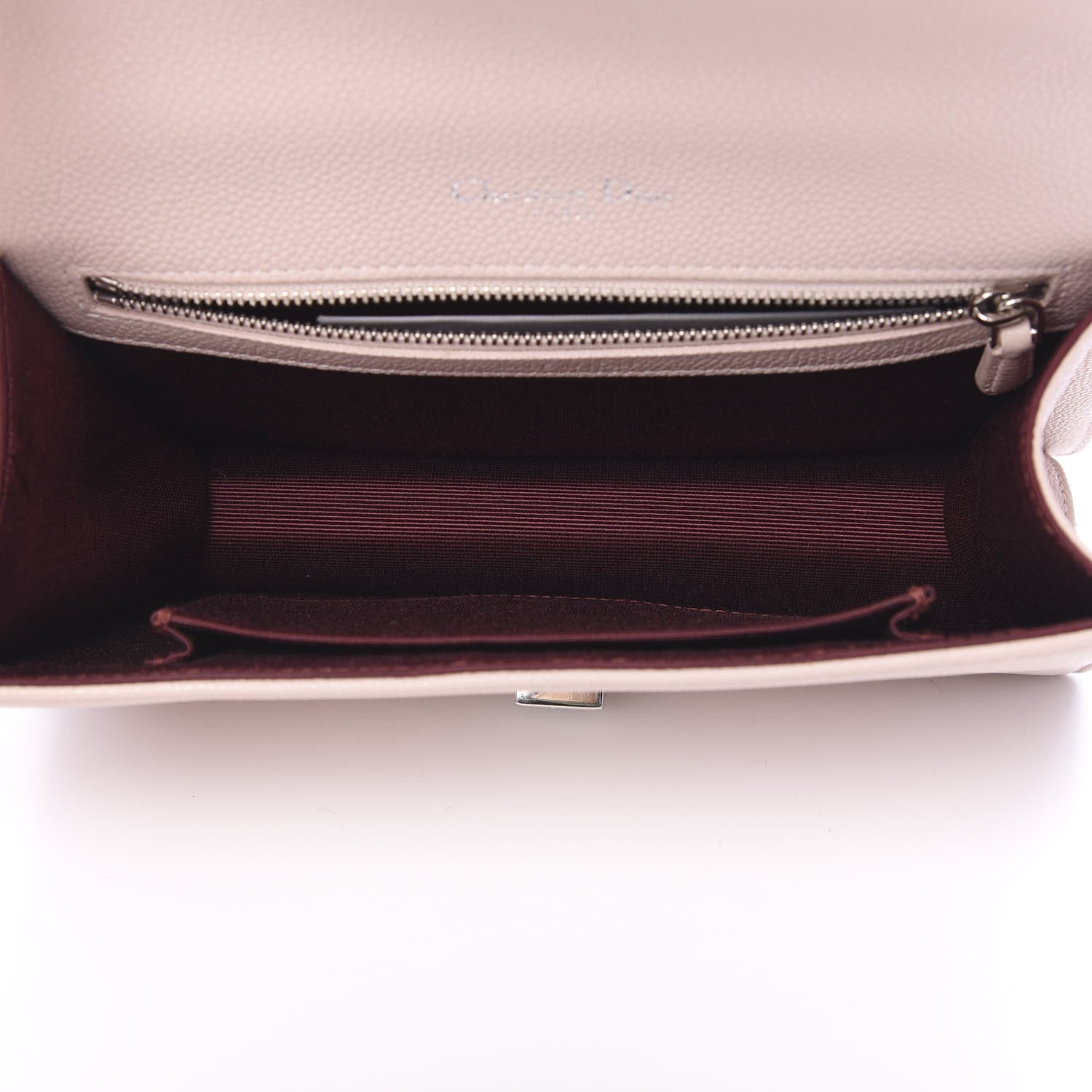 Christian Dior Grained Calfskin Cannage Small Diorama Flap Bag Rose Poudre 4 of 9