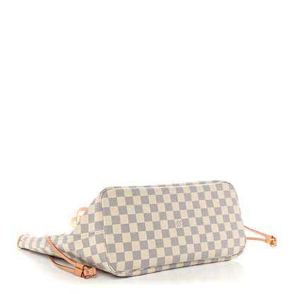 Louis Vuitton Damier Azur Neo Neverfull MM Rose Ballerine 5 of 13