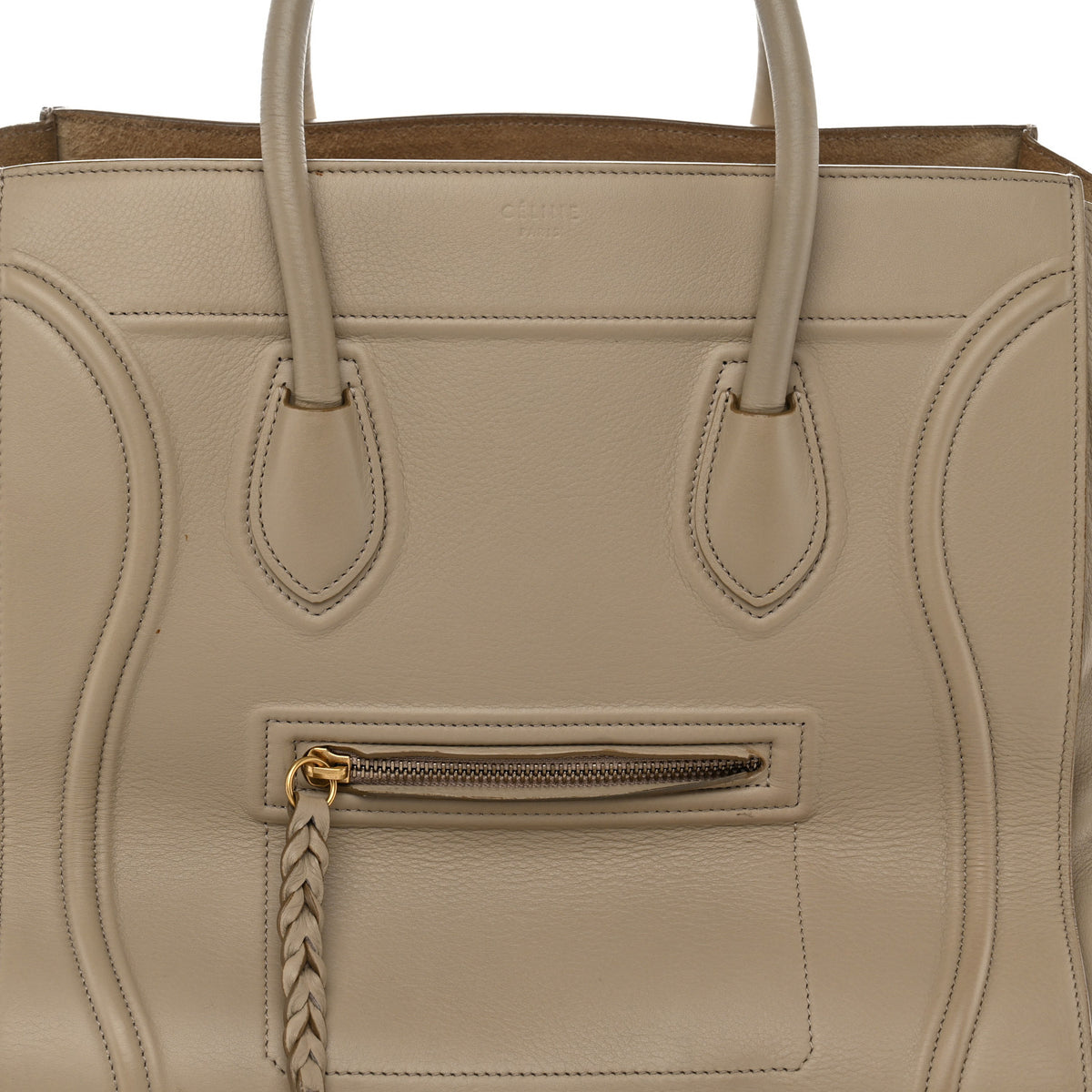 Grained Calfskin Medium Phantom Luggage Dune