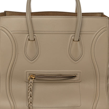 Celine Grained Calfskin Medium Phantom Luggage Dune 7 of 12